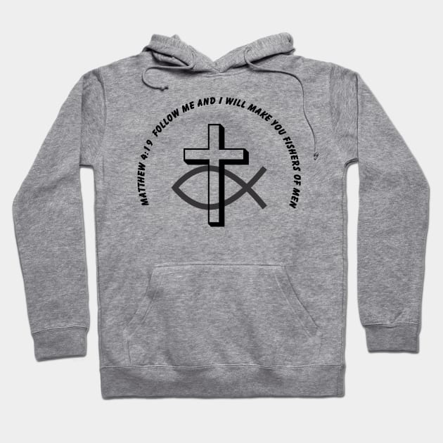 Matthew 4 Fishers of Men Hoodie by TNMGRAPHICS